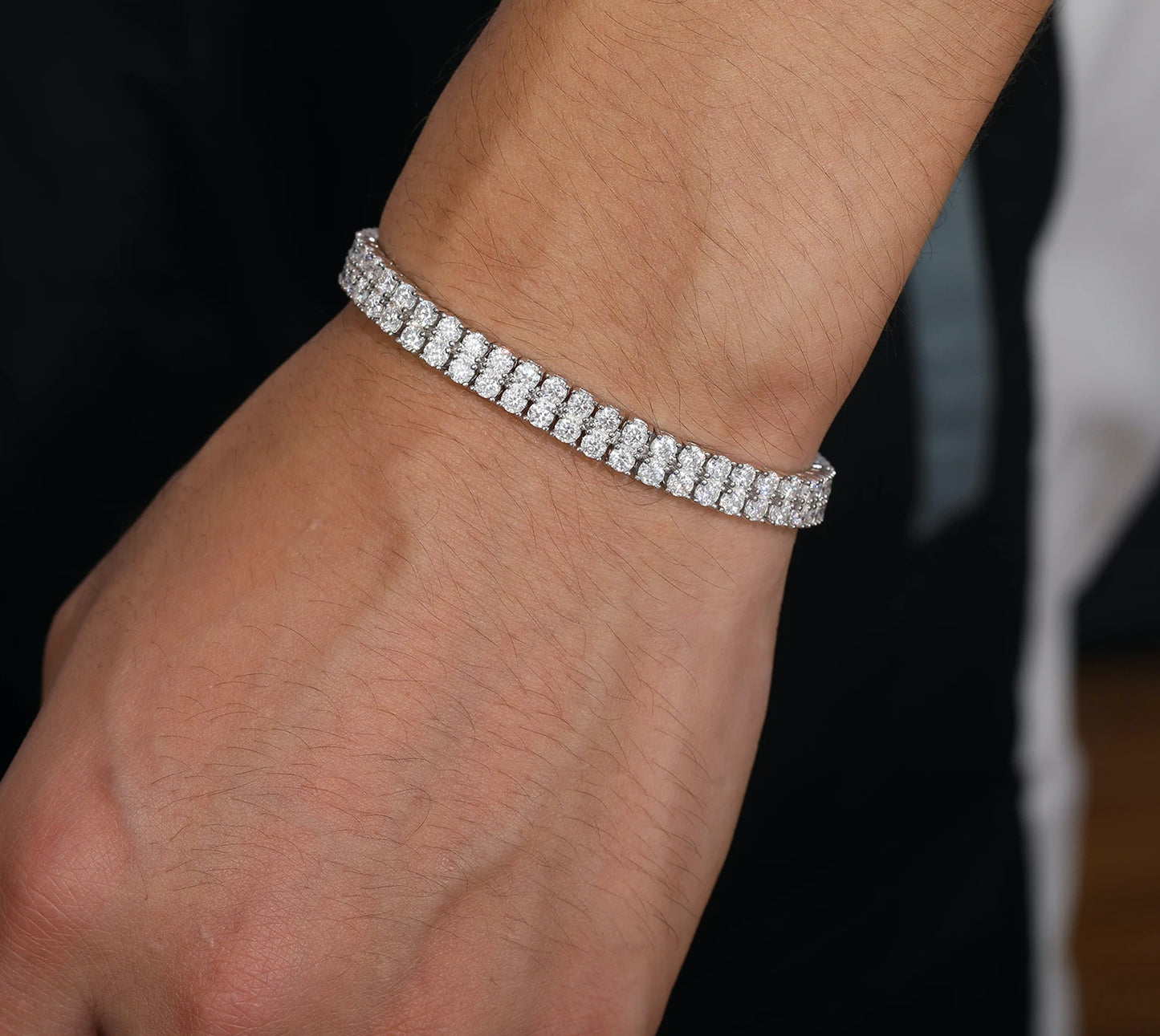 Double Row Tennis Bracelet