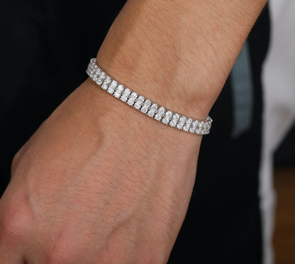 Double Row Tennis Bracelet