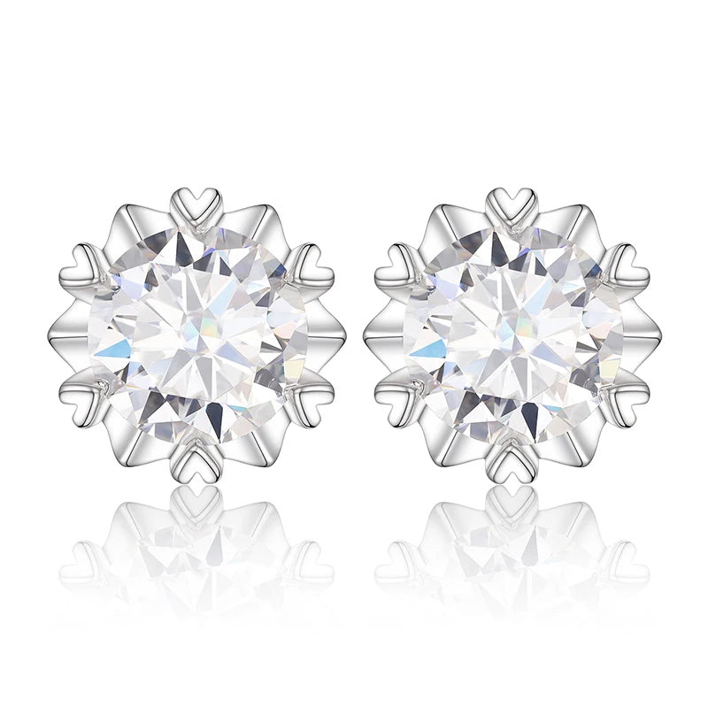 6 Prong SilverStud Earring