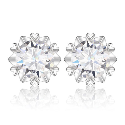6 Prong SilverStud Earring
