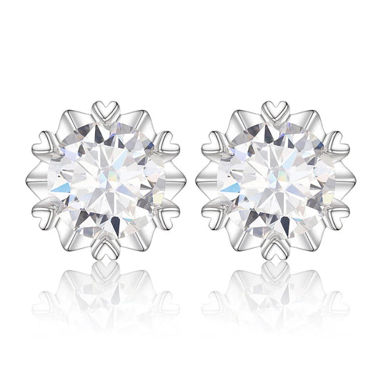 6 Prong SilverStud Earring