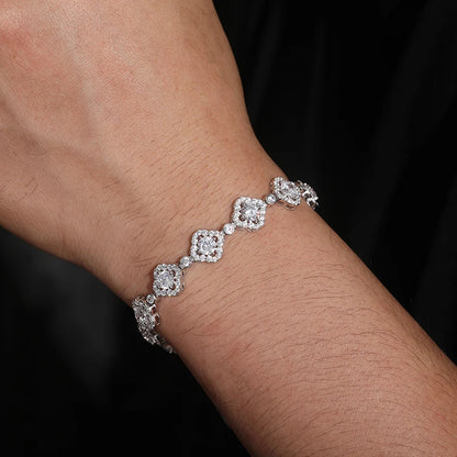 Leaf Clover Cuban Bracelet