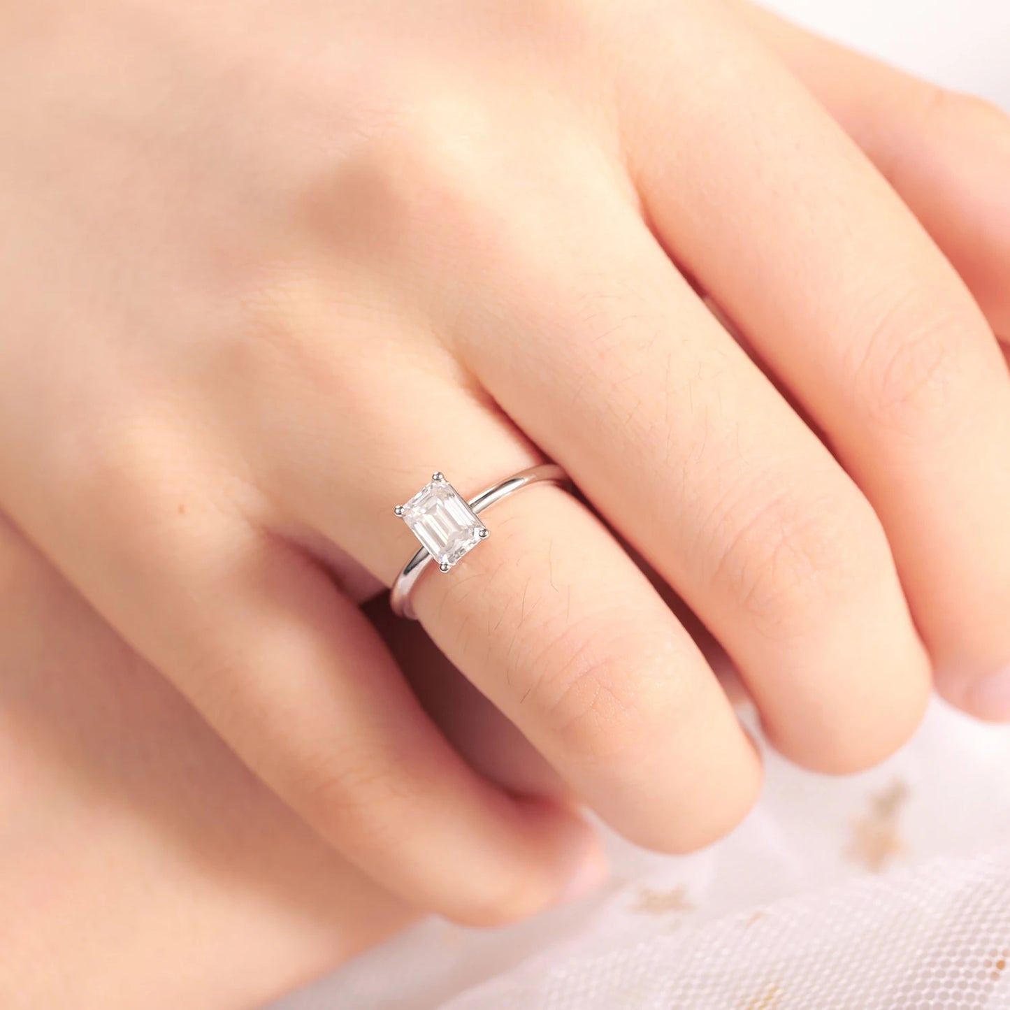 Classic Emerald Cut Ring