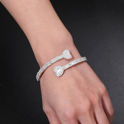 Heart Cuff Bracelet Bangle