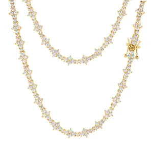 Cross Star Tennis Chain