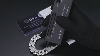 14mm Baguette Cuban Bracelet