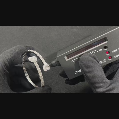 Heart Cuff Bracelet Bangle