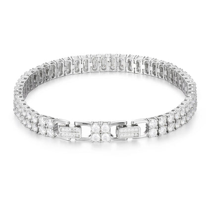 Double Row Tennis Bracelet