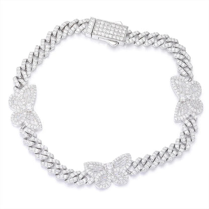 Butterfly Cuban Bracelet